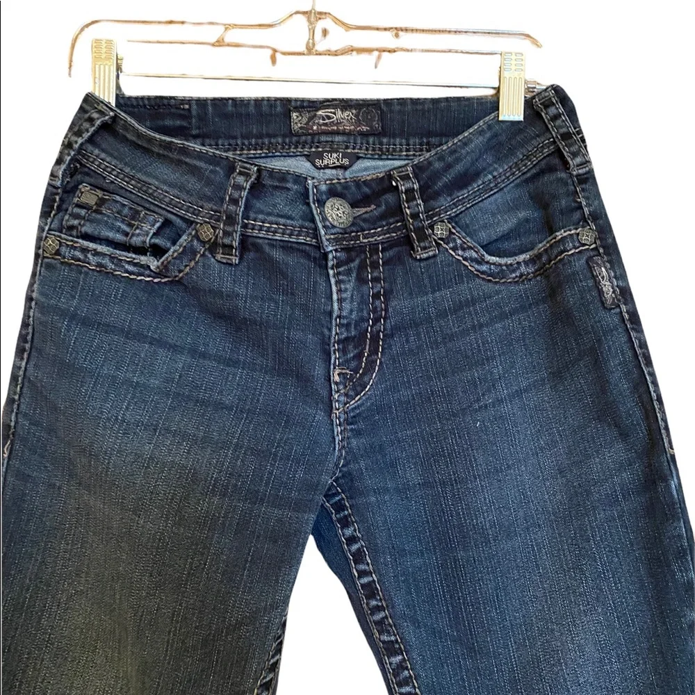 Silver Suki Surplus Bootcut Jeans Size  27 - Picture 3 of 11